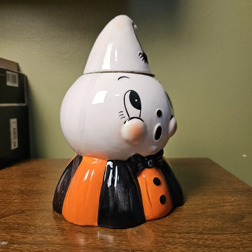 Johanna Parker Halloween GUS Ghost KOOKY SPOOKY Figural Cookie Jar NEW 2026